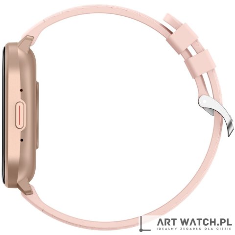 Smartwatch Gravity Różowy Pasek + Bransoleta GT43-1
