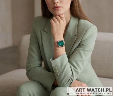 Smartwatch Gravity Różowy Pasek + Bransoleta GT43-1