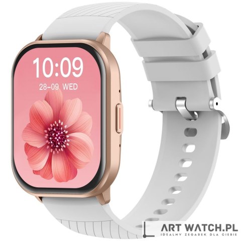 Smartwatch Gravity Różowy Pasek + Bransoleta GT43-4