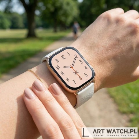 Smartwatch Gravity Różowy Pasek + Bransoleta GT43-4
