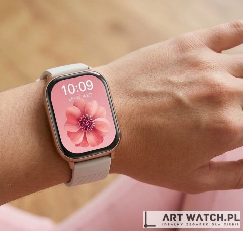 Smartwatch Gravity Różowy Pasek + Bransoleta GT43-4