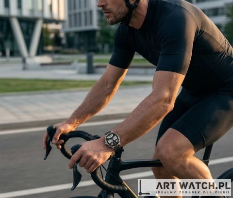 Smartwatch Gravity Srebrny Pasek + Bransoleta GT41-3