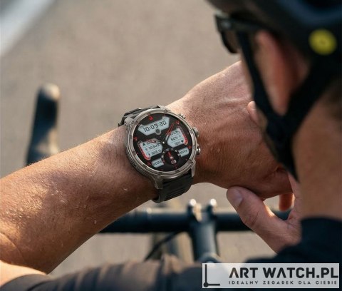 Smartwatch Gravity Srebrny Pasek + Bransoleta GT41-3