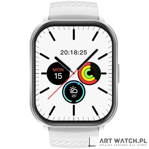 Smartwatch Gravity Srebrny Pasek + Bransoleta GT43-2