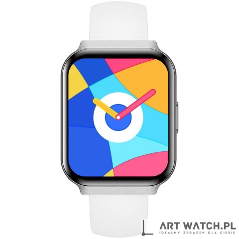 Smartwatch Gravity Srebrny Pasek + Bransoleta GT44-4