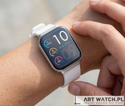 Smartwatch Gravity Srebrny Pasek + Bransoleta GT44-4