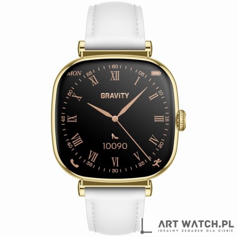 Smartwatch Gravity Złoty Bransoleta + Pasek GT32-2