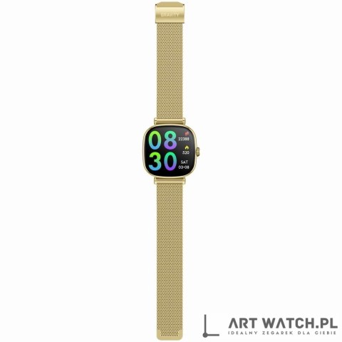Smartwatch Gravity Złoty Bransoleta + Pasek GT32-2
