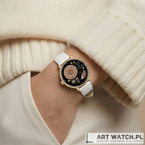 Smartwatch Gravity Złoty Bransoleta + Pasek GT33-2