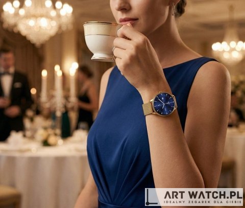 Smartwatch Gravity Złoty Pasek + Bransoleta GT31-1