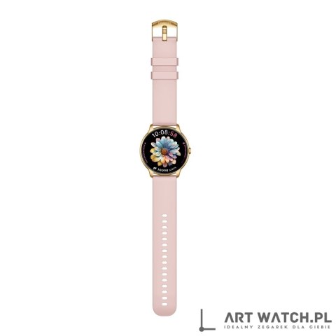 Smartwatch Gravity Złoty Pasek + Bransoleta GT31-1