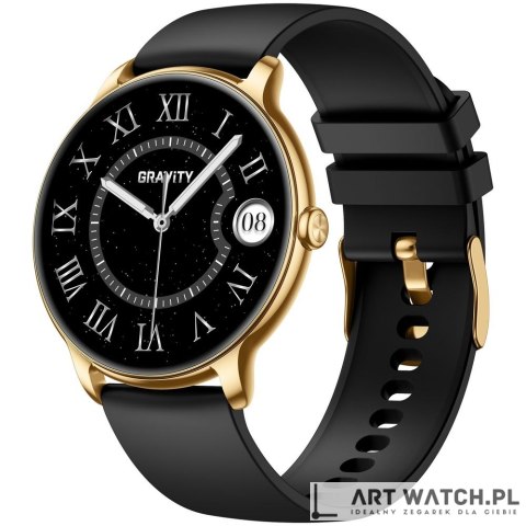Smartwatch Gravity Złoty Pasek + Bransoleta GT31-2