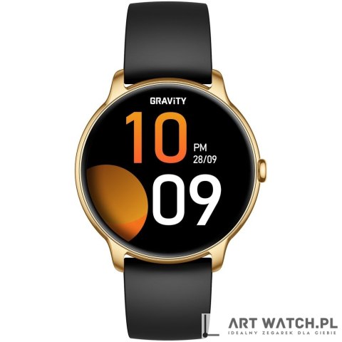 Smartwatch Gravity Złoty Pasek + Bransoleta GT31-2