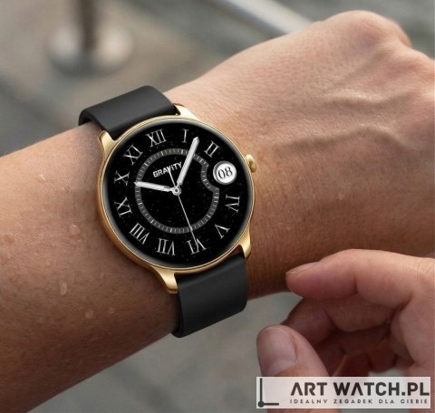 Smartwatch Gravity Złoty Pasek + Bransoleta GT31-2