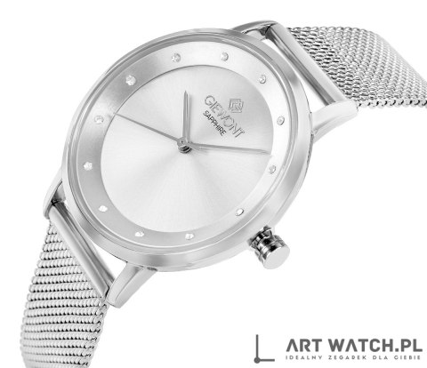 Zegarek Damski Giewont Sapphire Srebrny GW4130-B1