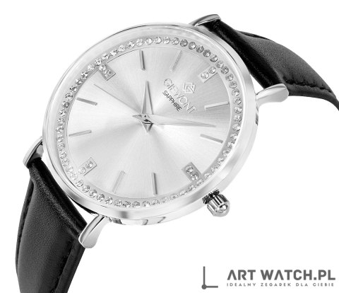 Zegarek Damski Giewont Sapphire Srebrny GW5390-A1