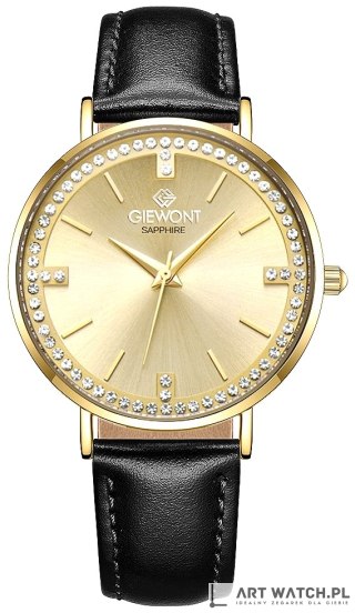 Zegarek Damski Giewont Sapphire Złoty GW5390-A2