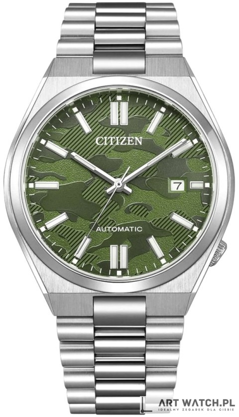 Zegarek Męski CITIZEN Tsuyosa Sapphire Mechanical NJ0159-86X + BOX