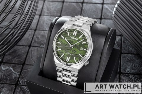 Zegarek Męski CITIZEN Tsuyosa Sapphire Mechanical NJ0159-86X + BOX