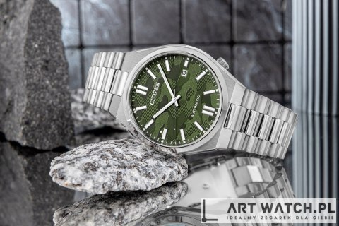 Zegarek Męski CITIZEN Tsuyosa Sapphire Mechanical NJ0159-86X + BOX