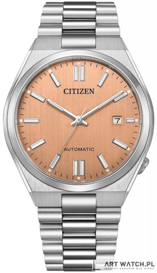 Zegarek Męski CITIZEN Tsuyosa Sapphire Mechanical NJ0159-86Z + BOX
