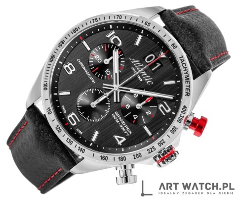 Zegarek Męski Atlantic Grand Prix Chrono 55463.41.65 + BOX