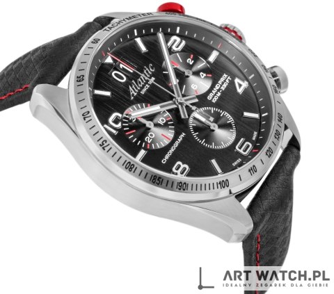 Zegarek Męski Atlantic Grand Prix Chrono 55463.41.65 + BOX