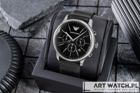 Zegarek Męski EMPORIO ARMANI Minimalist Chronograph AR11774 + BOX