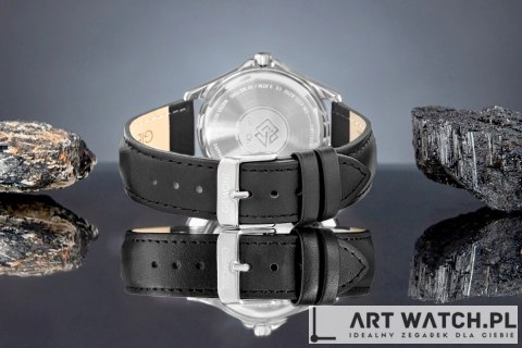 Zegarek Męski Giewont Elegance Sapphire Czarny GW5160-A2