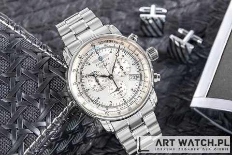 Zegarek Męski ZEPPELIN 100 Jahre Chronograph 7680MB-1 + BOX