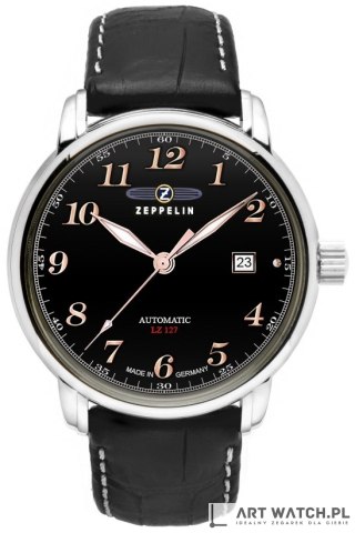 Zegarek Męski ZEPPELIN LZ127 Graf Zeppelin Automatik 7656-2 + BOX