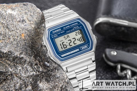 Zegarek CASIO A158WEA-2EF Unisex + BOX