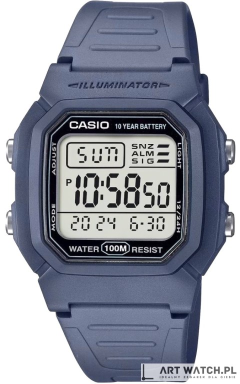 Zegarek CASIO W-800H-2AVES Unisex + BOX