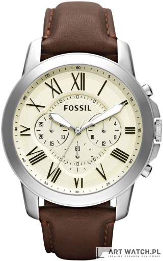 Zegarek Męski FOSSIL Grant Leather FS4735 + BOX