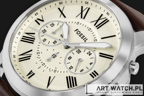 Zegarek Męski FOSSIL Grant Leather FS4735 + BOX