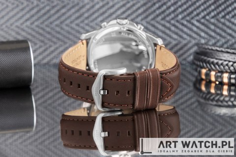 Zegarek Męski FOSSIL Grant Leather FS4735 + BOX