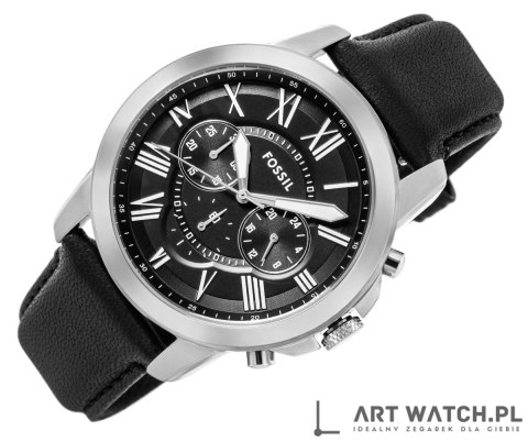 Zegarek Męski FOSSIL Grant Leather FS4812 + BOX