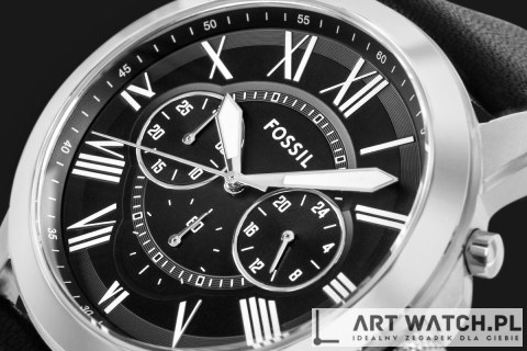 Zegarek Męski FOSSIL Grant Leather FS4812 + BOX