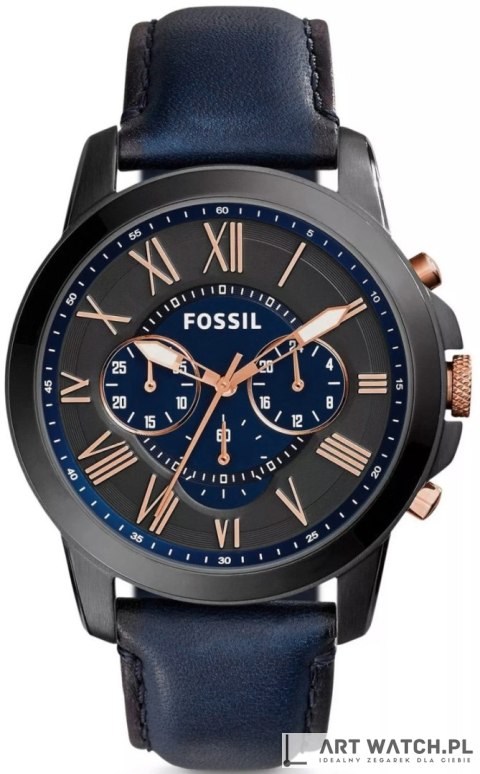 Zegarek Męski FOSSIL Grant Leather FS5061 + BOX
