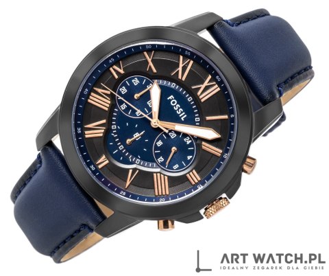 Zegarek Męski FOSSIL Grant Leather FS5061 + BOX