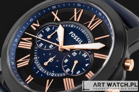 Zegarek Męski FOSSIL Grant Leather FS5061 + BOX