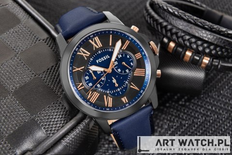 Zegarek Męski FOSSIL Grant Leather FS5061 + BOX