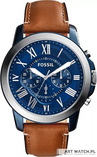 Zegarek Męski FOSSIL Grant Leather FS5151 + BOX