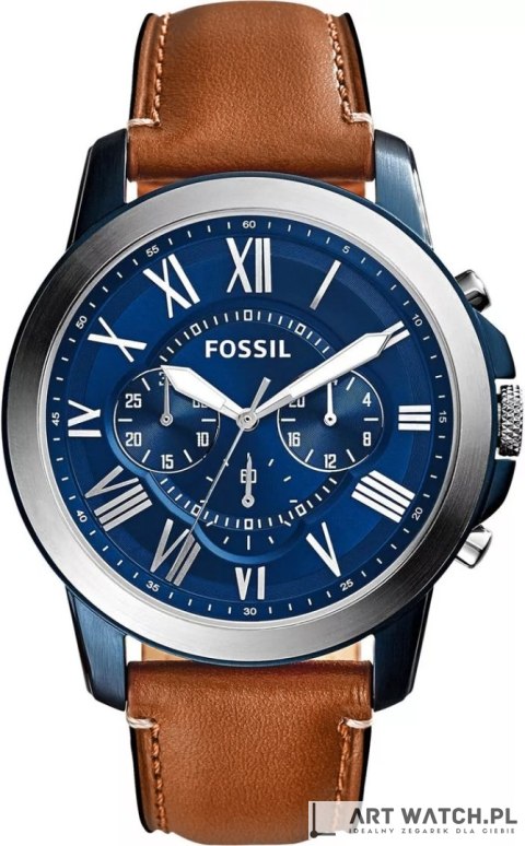 Zegarek Męski FOSSIL Grant Leather FS5151 + BOX