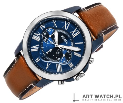 Zegarek Męski FOSSIL Grant Leather FS5151 + BOX