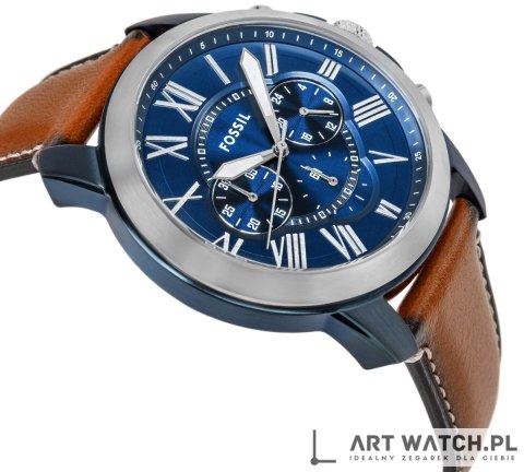 Zegarek Męski FOSSIL Grant Leather FS5151 + BOX